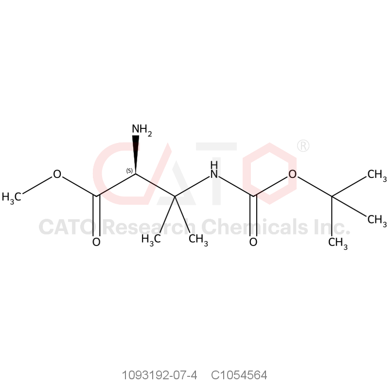CAS No.:1093192-07-4,methyl (2S)-2-amino-3-(tert-butoxycarbonylamino)-3-methyl-butanoate
