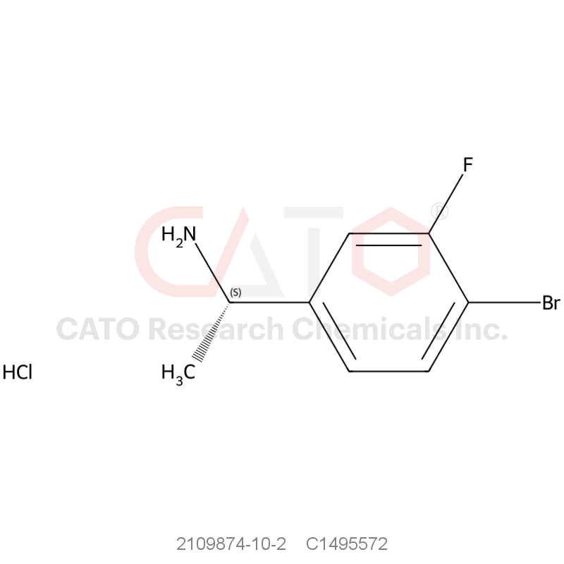 CAS No.:2109874-10-2,(S)-1-(4-Bromo-3-fluorophenyl)ethanamine hydrochloride