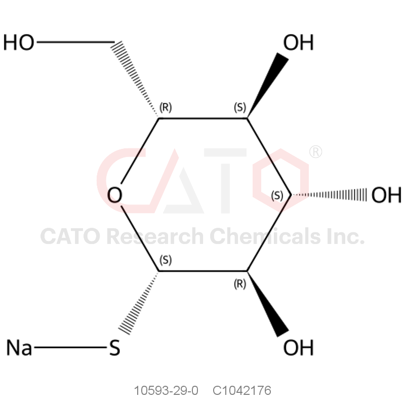 CAS No.:10593-29-0,1-Thio-β-<SC>D</SC>-glucose sodium salt