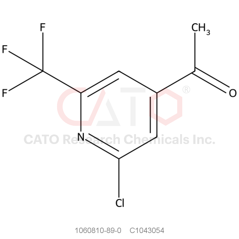 CAS No.:1060810-89-0,1-(2-Chloro-6-(trifluoromethyl)pyridin-4-yl)ethanone