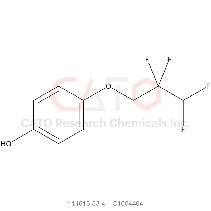 CAS No.:111915-33-4,4-(2,2,3,3-Tetrafluoropropoxy)phenol