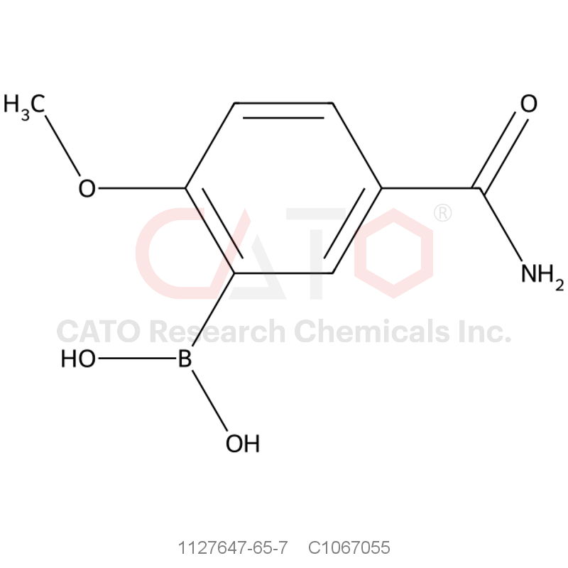 CAS No.:1127647-65-7,5-(Aminocarbonyl)-2-methoxyphenylboronic acid