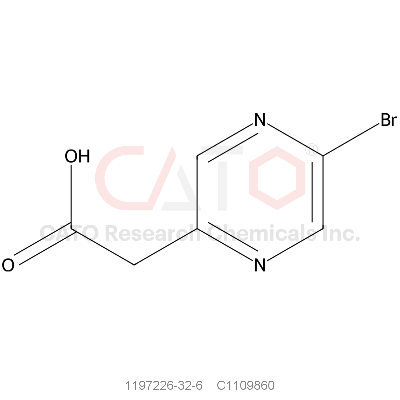 CAS No.:1197226-32-6,2-(5-Bromopyrazin-2-yl)acetic acid