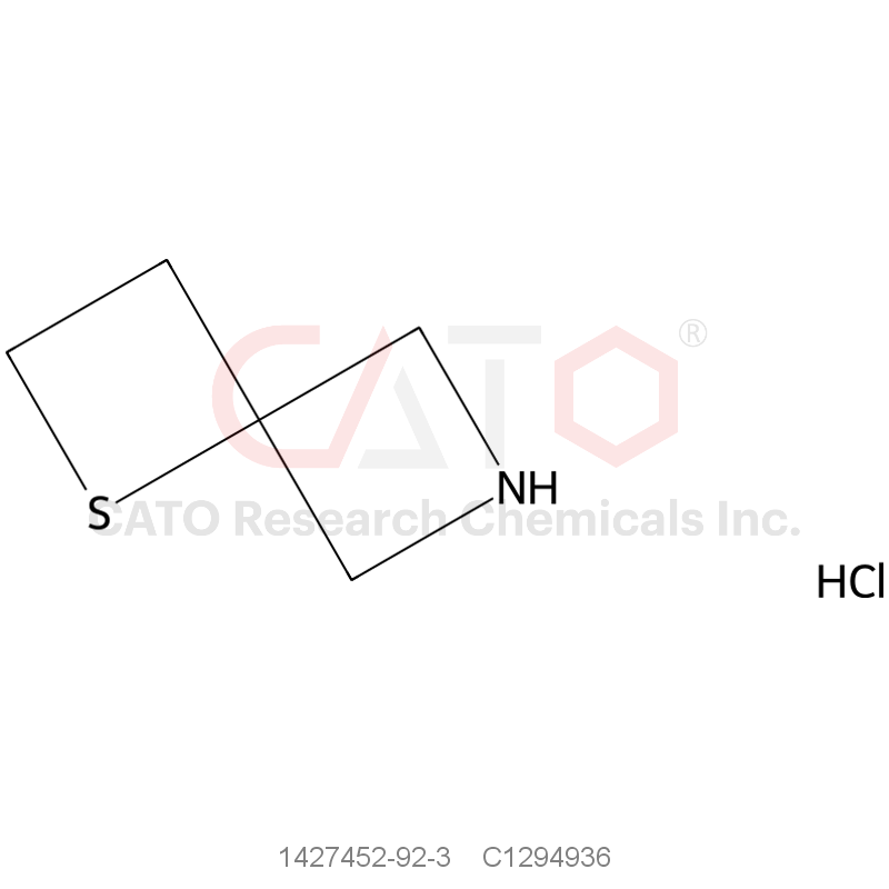CAS No.:1427452-92-3,1-thia-6-azaspiro[3.3]heptane hydrochloride