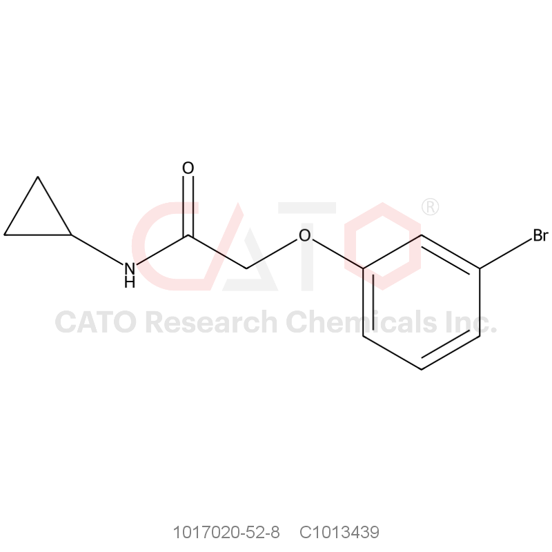 CAS No.:1017020-52-8,2-(3-Bromophenoxy)-N-cyclopropylacetamide