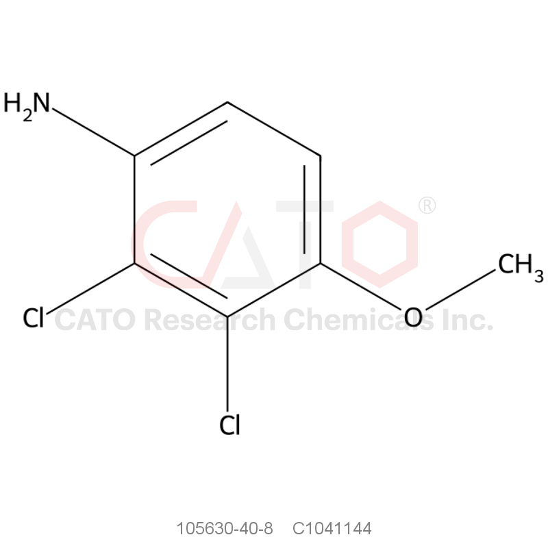 CAS No.:105630-40-8,2,3-Dichloro-4-methoxyaniline