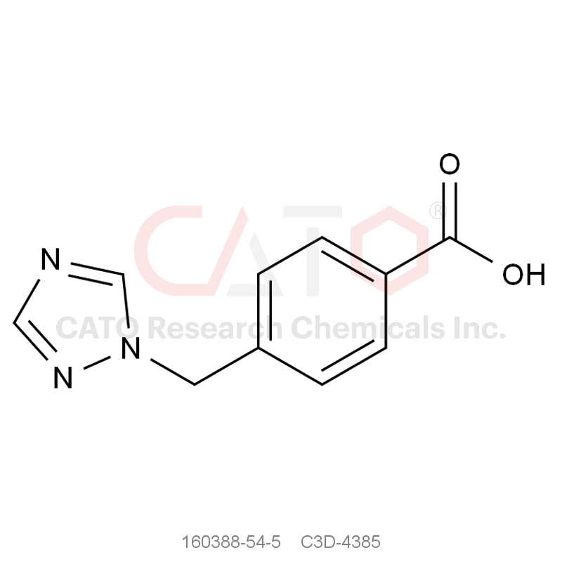 CAS No.:160388-54-5,4-(1H-1,2,4-三唑-1-甲基)苯甲酸