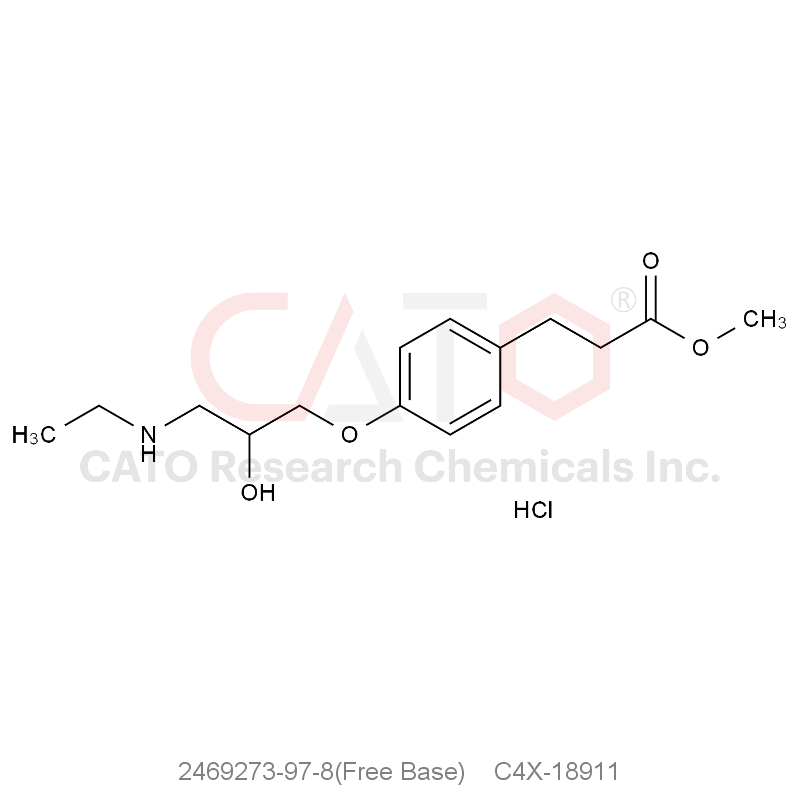 CAS No.:2469273-97-8(Free Base),Esmolol Impurity 1