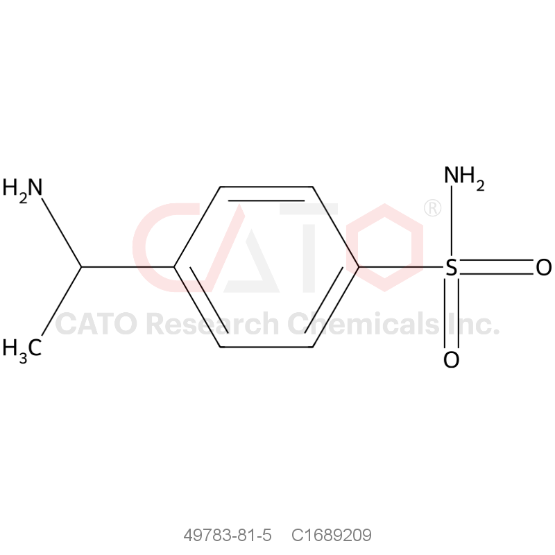 CAS No.:49783-81-5,4-(1-Aminoethyl)benzene-1-sulfonamide