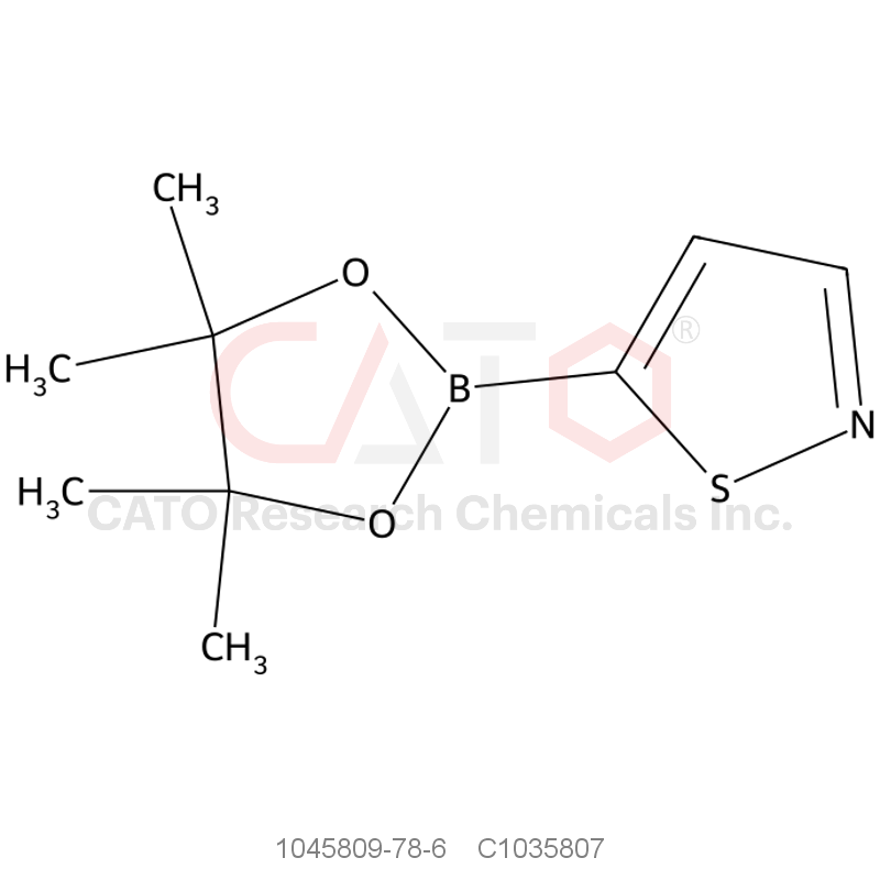 CAS No.:1045809-78-6,5-Isothiazoleboronic Acid Pinacol Ester