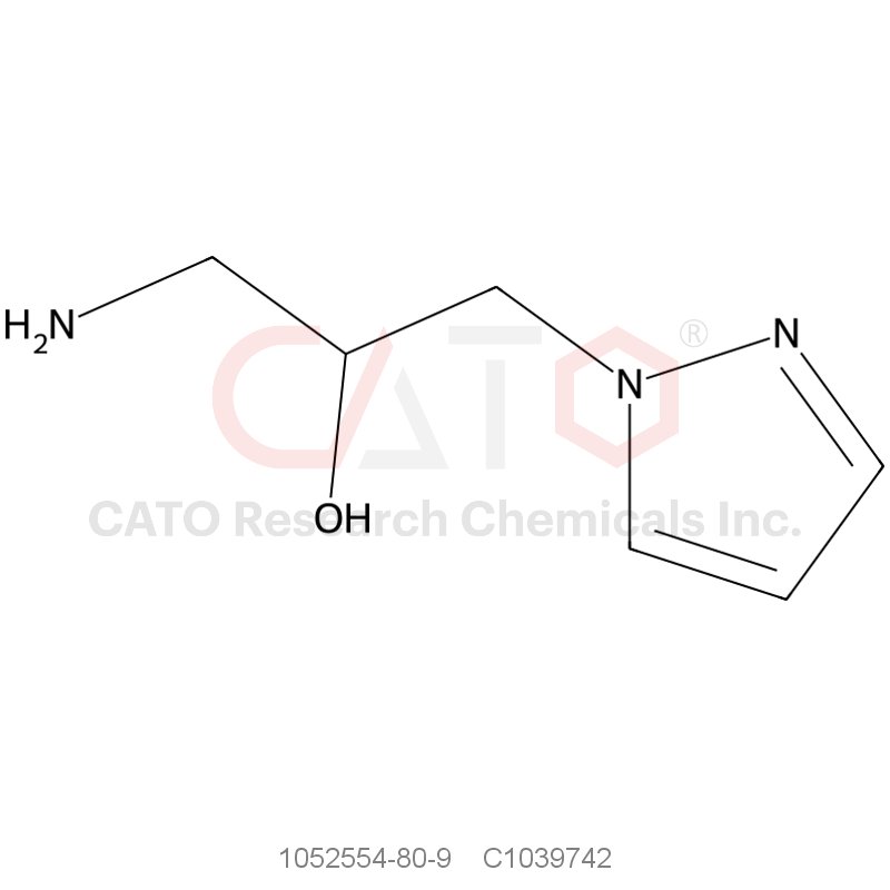 CAS No.:1052554-80-9,1-Amino-3-(1H-pyrazol-1-yl)propan-2-ol