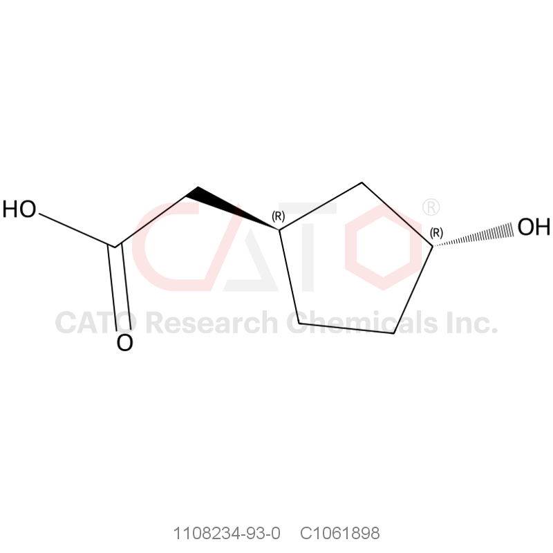 CAS No.:1108234-93-0,2-[(1R,3R)-rel-3-Hydroxycyclopentyl]acetic acid