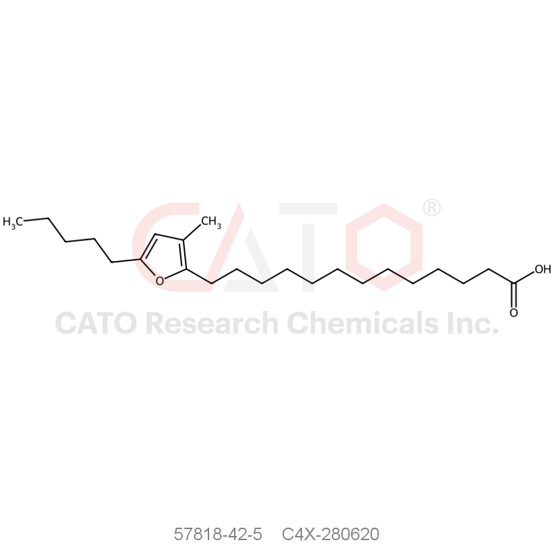 CAS No.:57818-42-5,3-Methyl-5-pentyl-2-furantridecanoic Acid