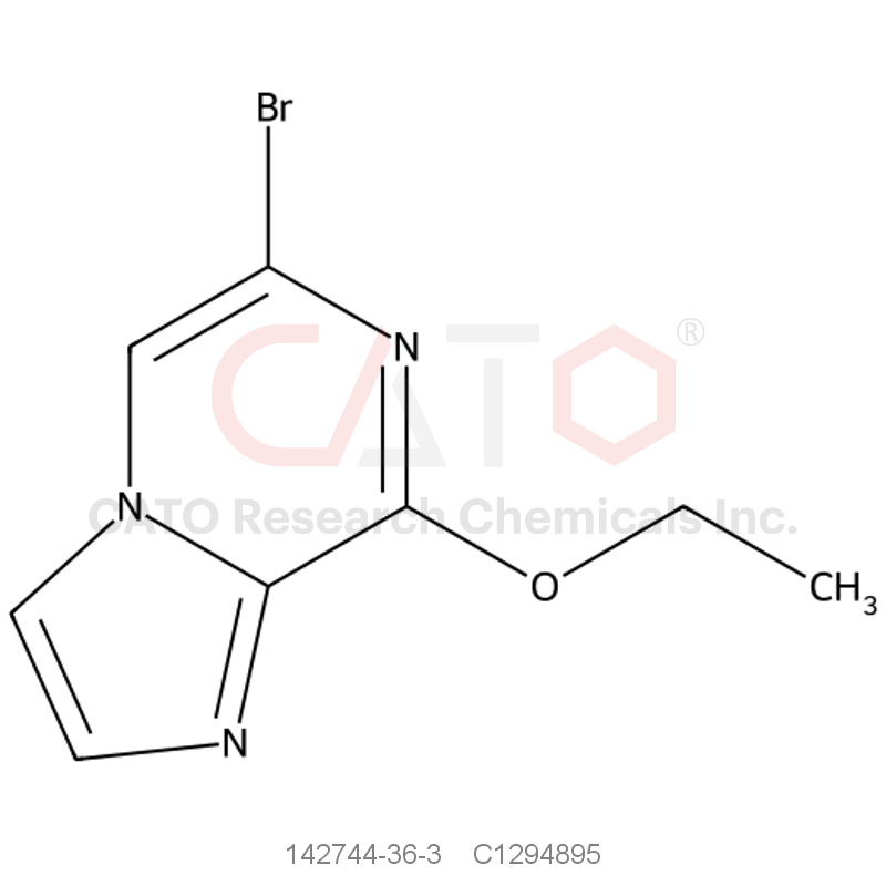CAS No.:142744-36-3,6-Bromo-8-ethoxyimidazo[1,2-a]pyrazine