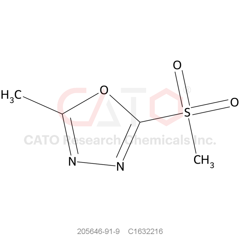 CAS No.:205646-91-9,2-methanesulfonyl-5-methyl-1,3,4-oxadiazole