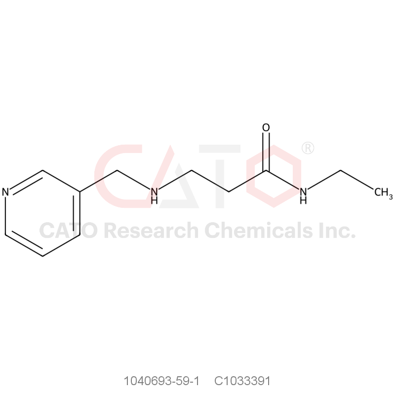 CAS No.:1040693-59-1,N-Ethyl-3-[(3-pyridinylmethyl)amino]propanamide