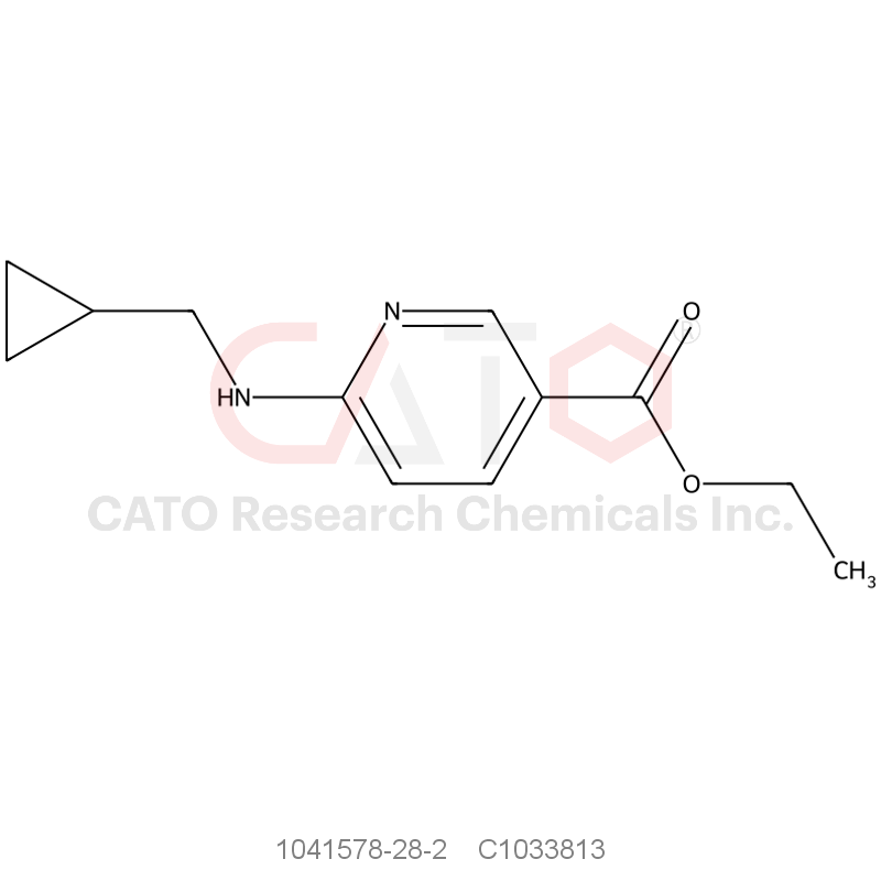 CAS No.:1041578-28-2,Ethyl 6-((cyclopropylmethyl)amino)nicotinate