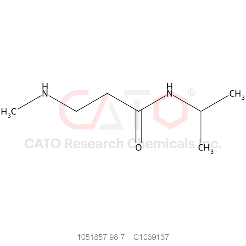 CAS No.:1051857-98-7,N-isopropyl-3-(methylamino)propanamide