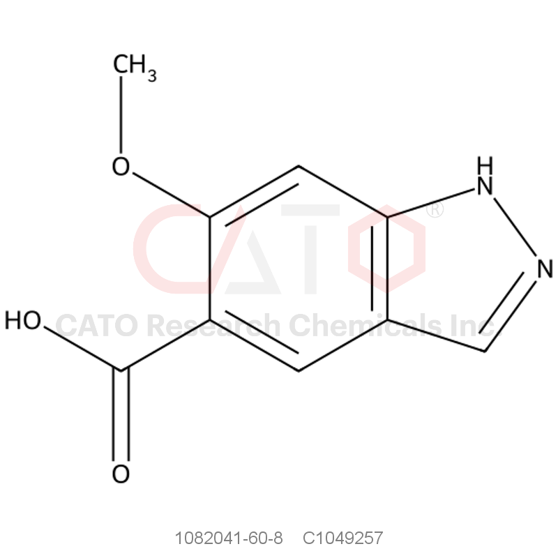 CAS No.:1082041-60-8,6-Methoxy-1H-indazole-5-carboxylic Acid