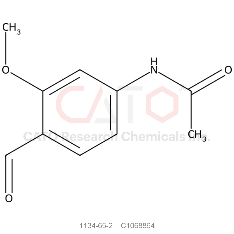 CAS No.:1134-65-2,N-(4-Formyl-3-methoxyphenyl)acetamide