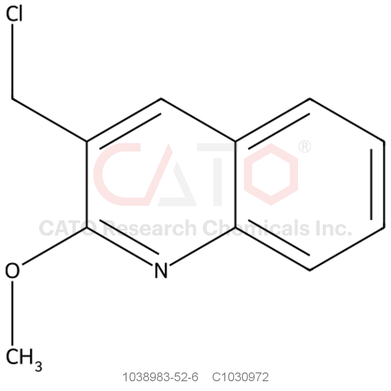 CAS No.:1038983-52-6,3-(Chloromethyl)-2-methoxyquinoline