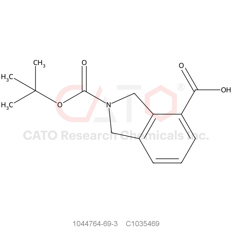 CAS No.:1044764-69-3,2-(tert-Butoxycarbonyl)isoindoline-4-carboxylic acid