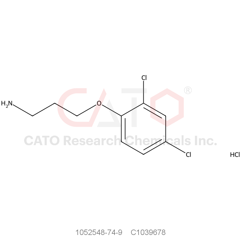 CAS No.:1052548-74-9,3-(2,4-Dichlorophenoxy)propan-1-amine hydrochloride