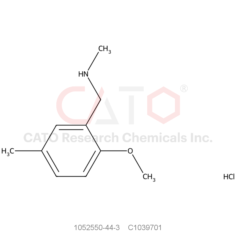 CAS No.:1052550-44-3,1-(2-Methoxy-5-methylphenyl)-N-methylmethanamine hydrochloride