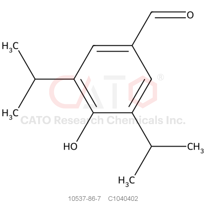 CAS No.:10537-86-7,4-Hydroxy-3,5-di(propan-2-yl)benzaldehyde