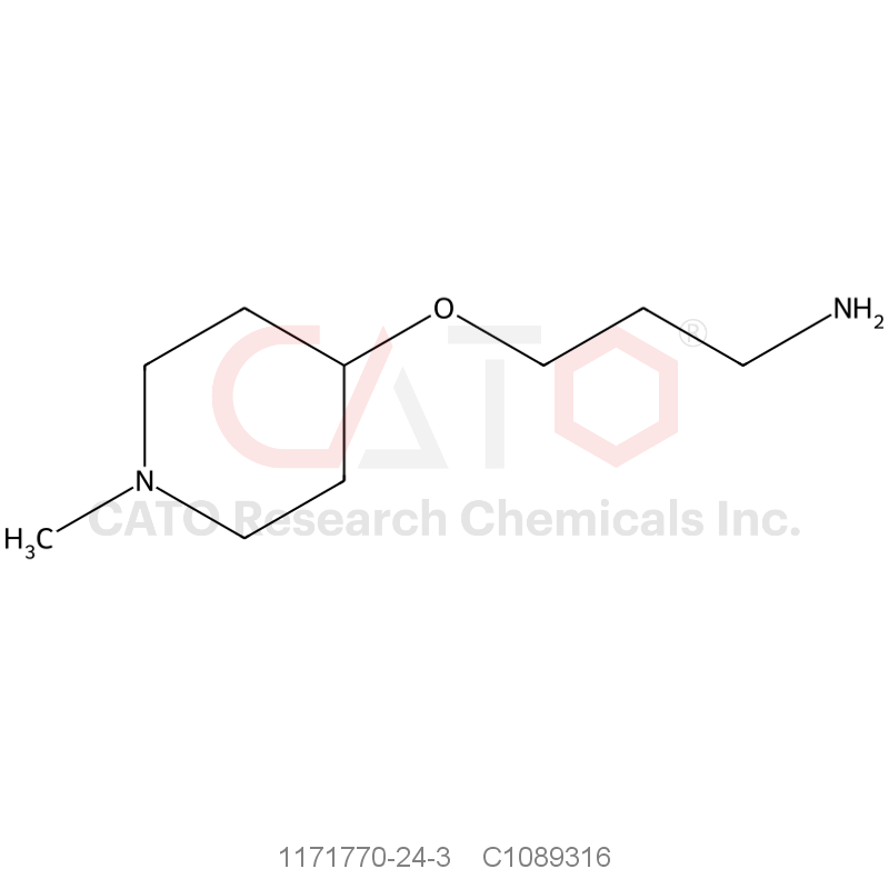 CAS No.:1171770-24-3,3-((1-Methylpiperidin-4-yl)oxy)propan-1-amine