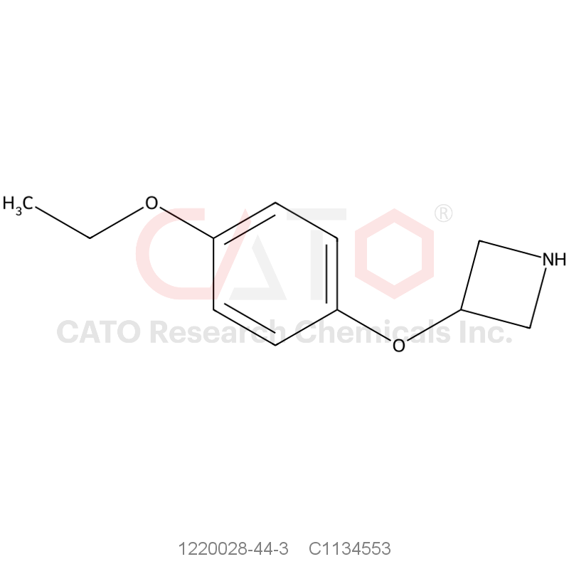 CAS No.:1220028-44-3,3-(4-Ethoxyphenoxy)azetidine