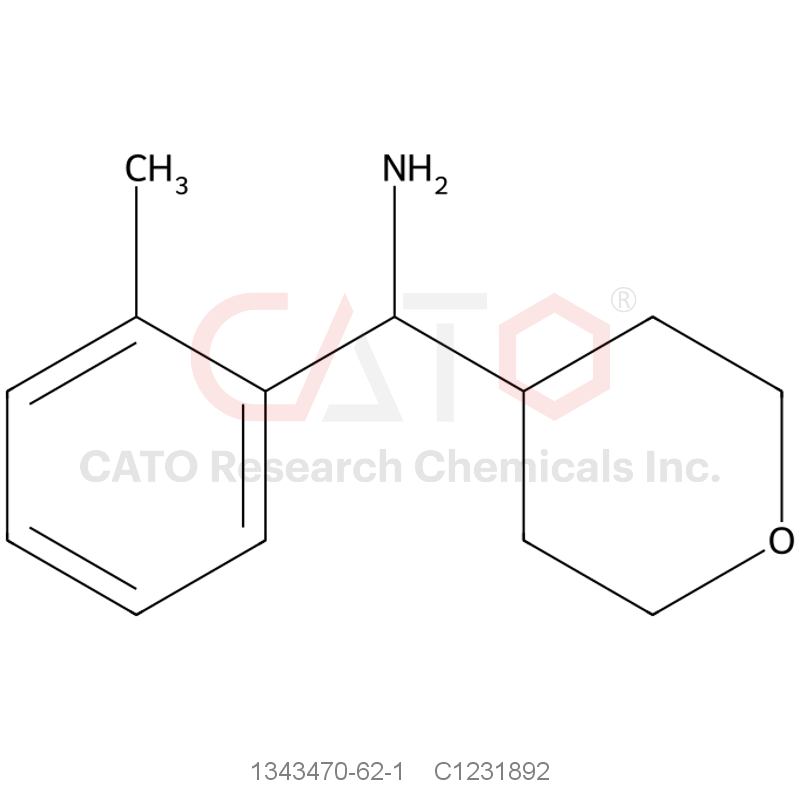 CAS No.:1343470-62-1,(Tetrahydro-2h-pyran-4-yl)(o-tolyl)methanamine