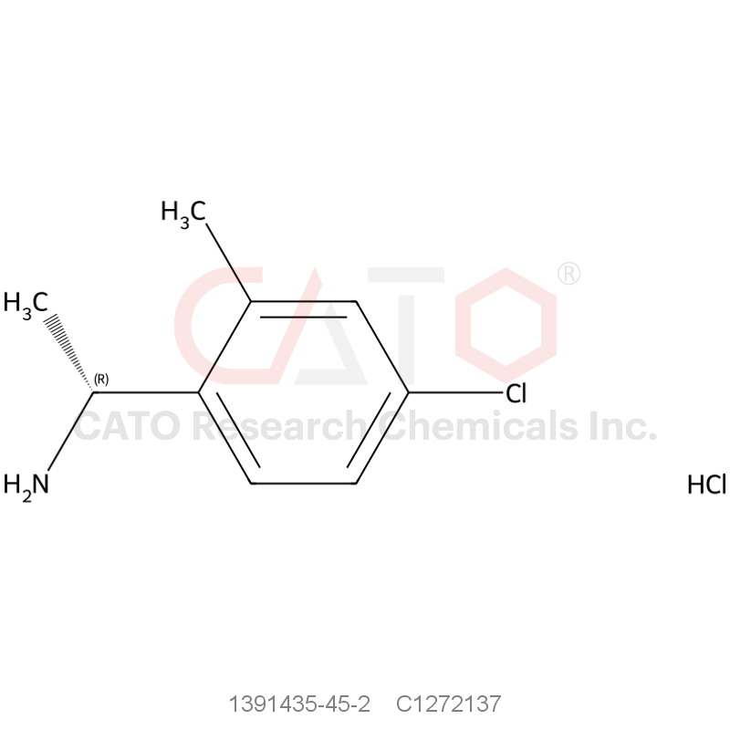 CAS No.:1391435-45-2,(R)-1-(4-Chloro-2-methylphenyl)ethanamine hydrochloride