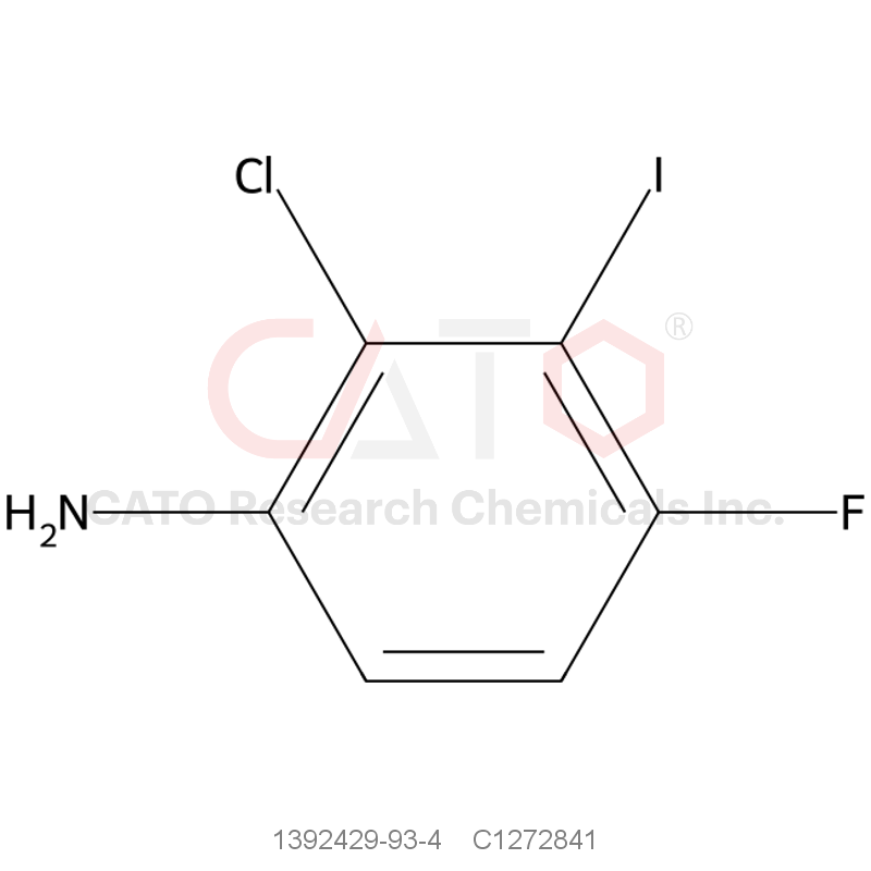 CAS No.:1392429-93-4,2-Chloro-4-fluoro-3-iodoaniline