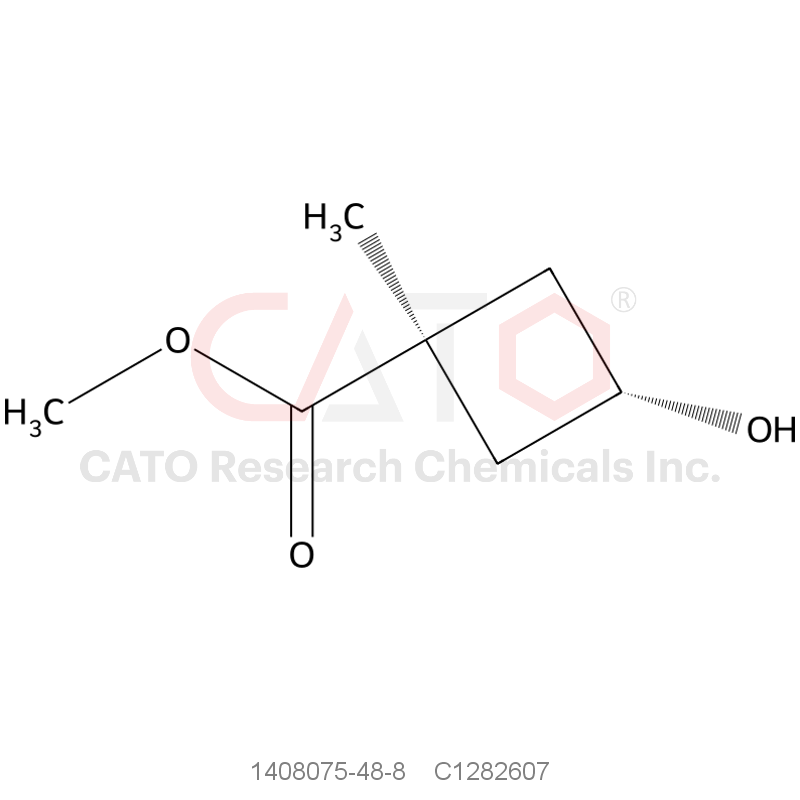 CAS No.:1408075-48-8,trans-methyl 3-hydroxy-1-methyl-cyclobutanecarboxylate