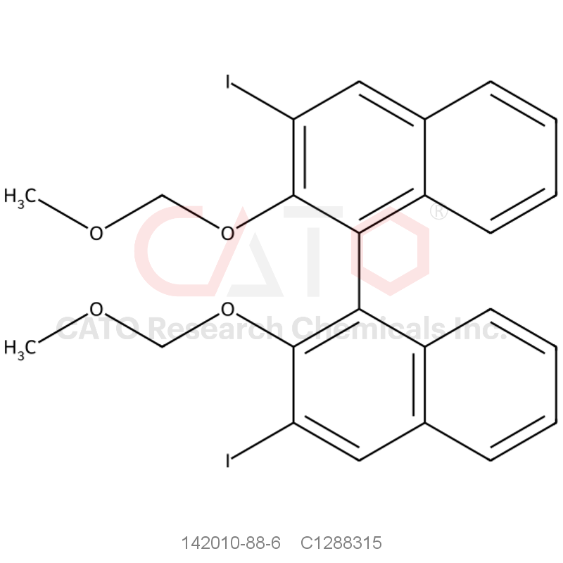 CAS No.:142010-88-6,3,3'-Diiodo-2,2'-bis(methoxymethoxy)-1,1'-binaphthalene