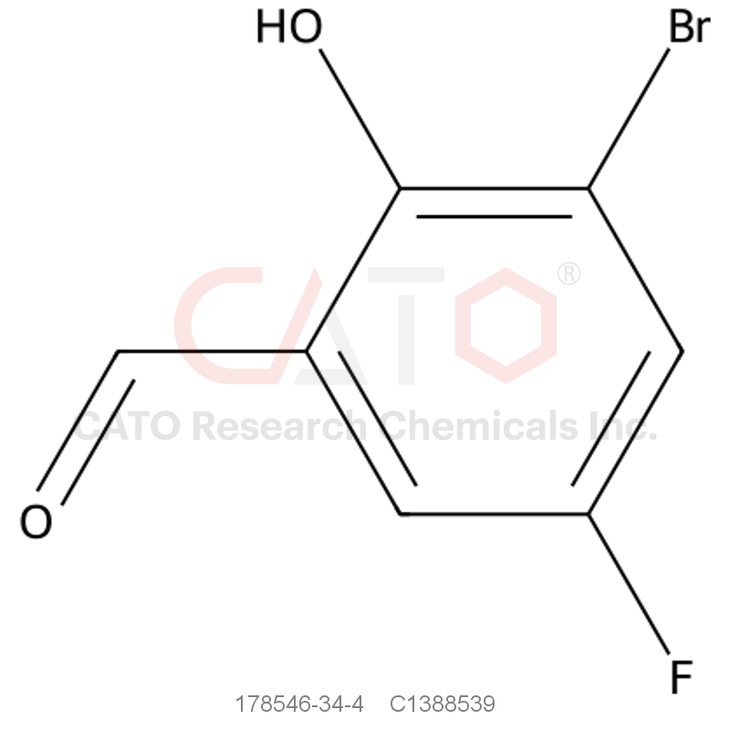 CAS No.:178546-34-4,3-Bromo-5-fluoro-2-hydroxybenzaldehyde