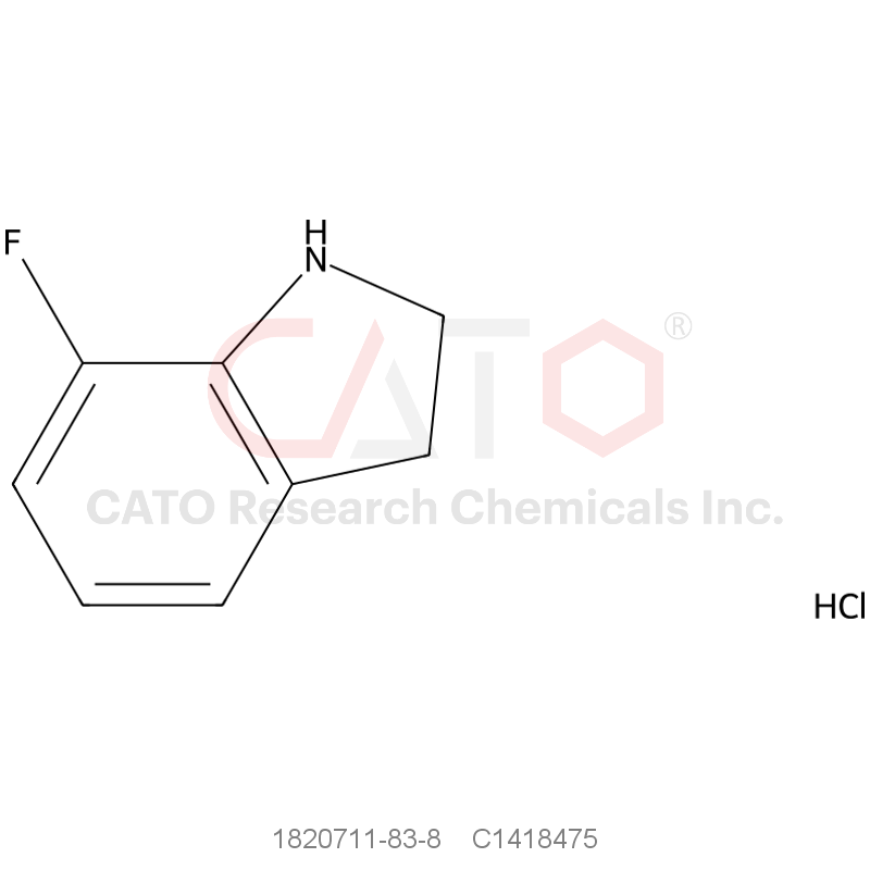 CAS No.:1820711-83-8,7-Fluoroindoline hydrochloride