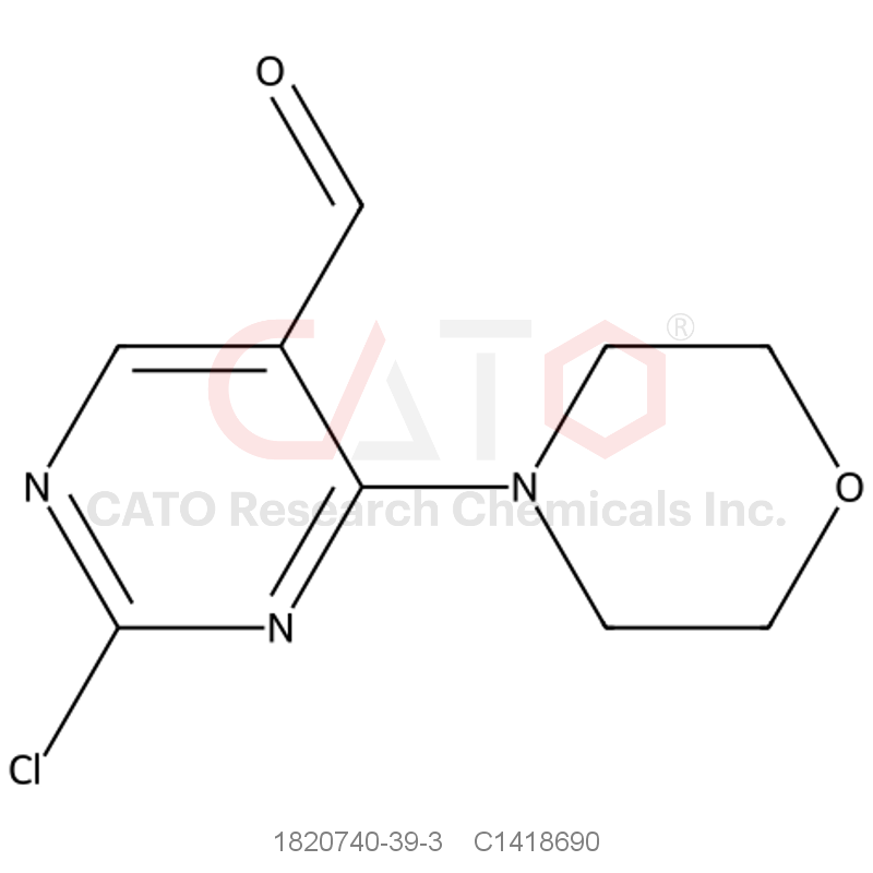CAS No.:1820740-39-3,2-Chloro-4-morpholinopyrimidine-5-carbaldehyde
