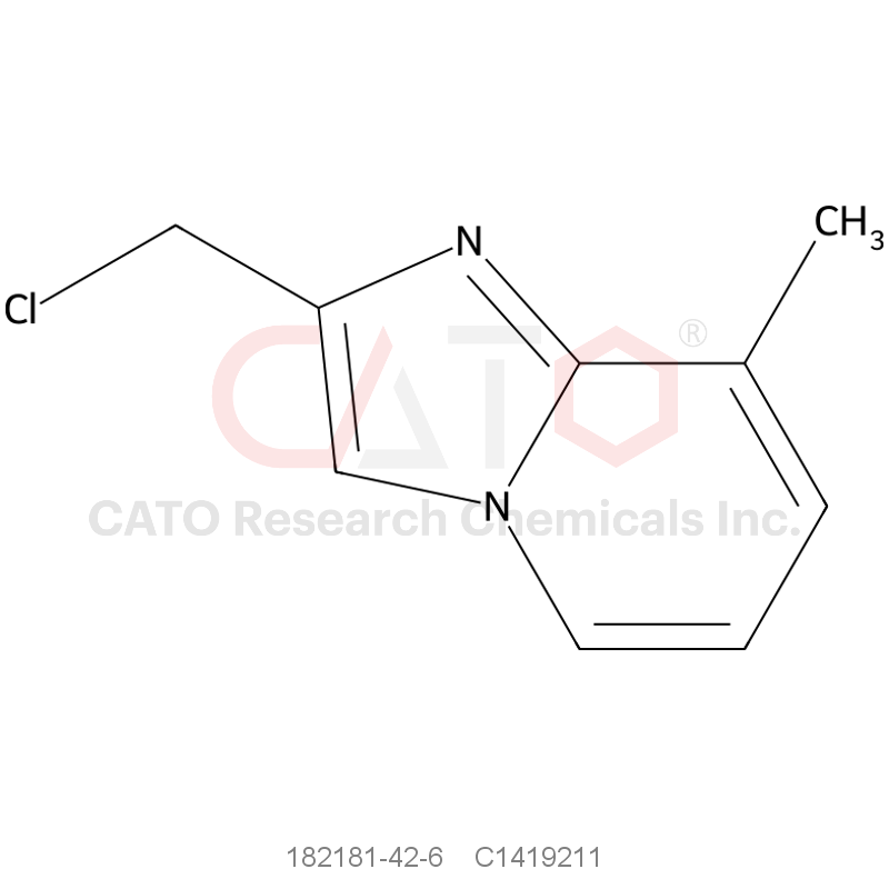 CAS No.:182181-42-6,2-(Chloromethyl)-8-methylimidazo[1,2-a]pyridine