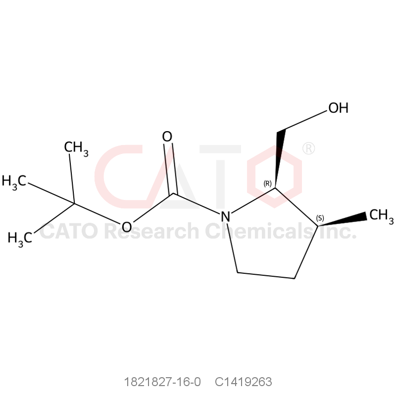 CAS No.:1821827-16-0,(2R,3S)-tert-Butyl 2-(hydroxymethyl)-3-methylpyrrolidine-1-carboxylate