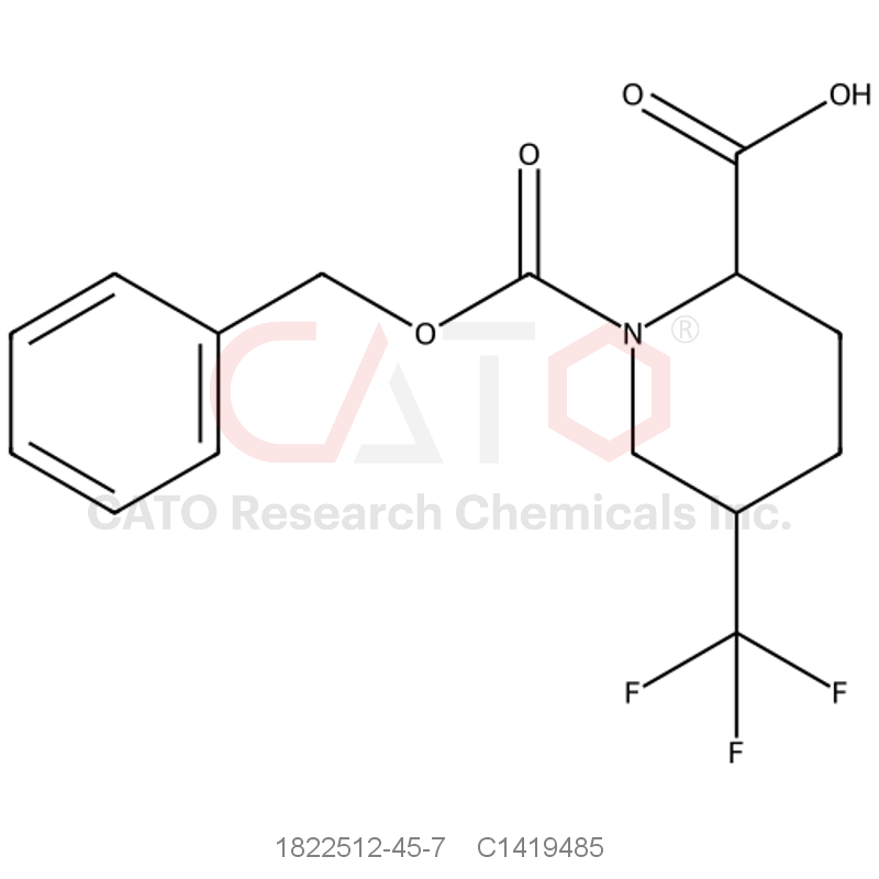 CAS No.:1822512-45-7,1-((benzyloxy)carbonyl)-5-(trifluoromethyl)piperidine-2-carboxylic acid