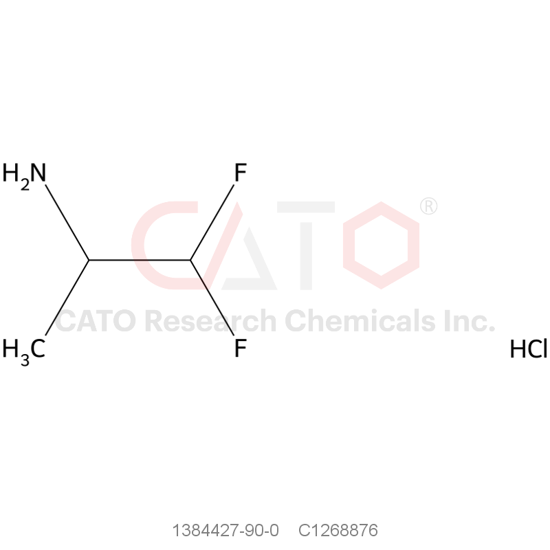 CAS No.:1384427-90-0,1,1-Difluoropropan-2-amine hydrochloride