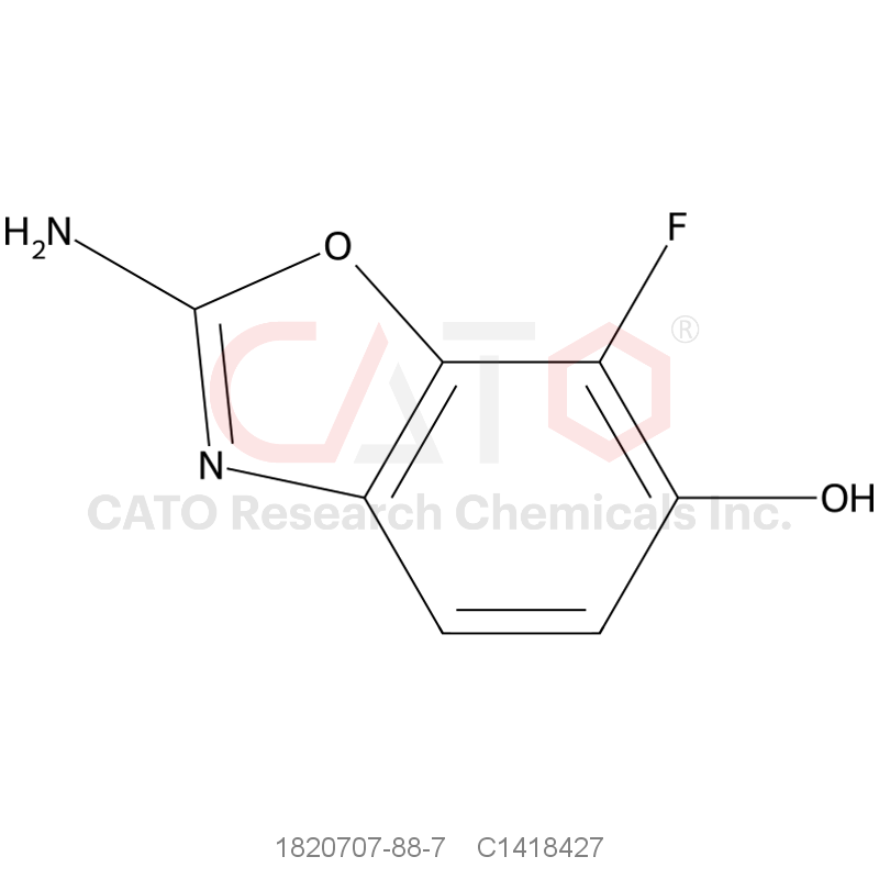 CAS No.:1820707-88-7,2-Amino-7-fluoro-1,3-benzoxazol-6-ol