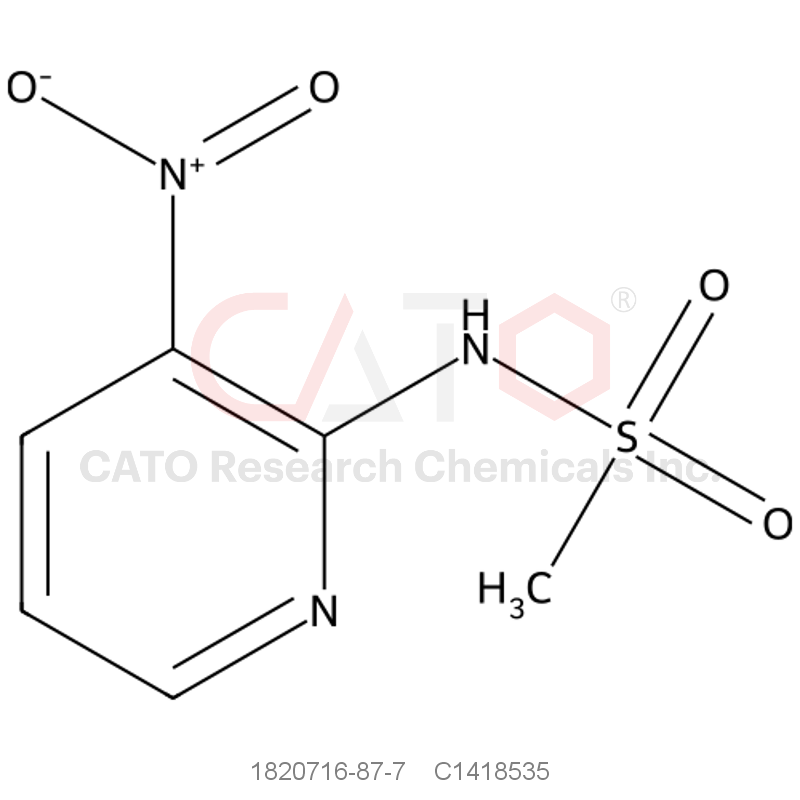 CAS No.:1820716-87-7,N-(3-Nitropyridin-2-yl)methanesulfonamide