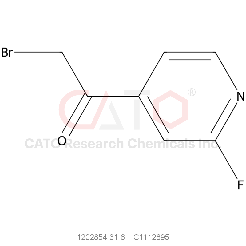 CAS No.:1202854-31-6,2-Bromo-1-(2-fluoropyridin-4-yl)ethanone