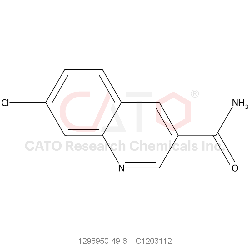 CAS No.:1296950-49-6,7-Chloroquinoline-3-carboxamide