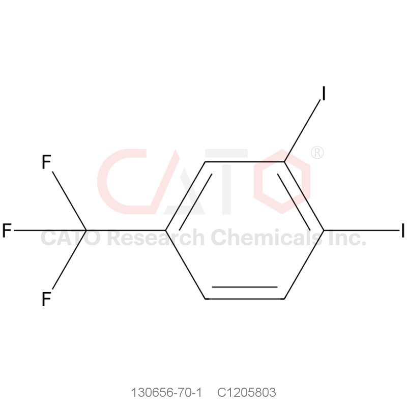 CAS No.:130656-70-1,1,2-diiodo-4-(trifluoromethyl) Benzene
