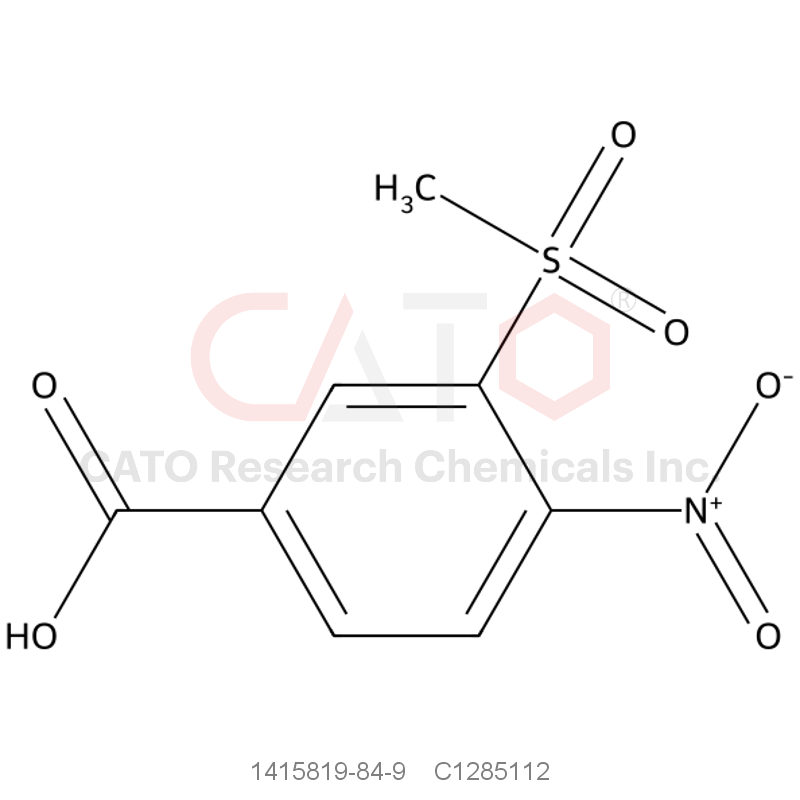 CAS No.:1415819-84-9,3-Methanesulfonyl-4-nitrobenzoic acid