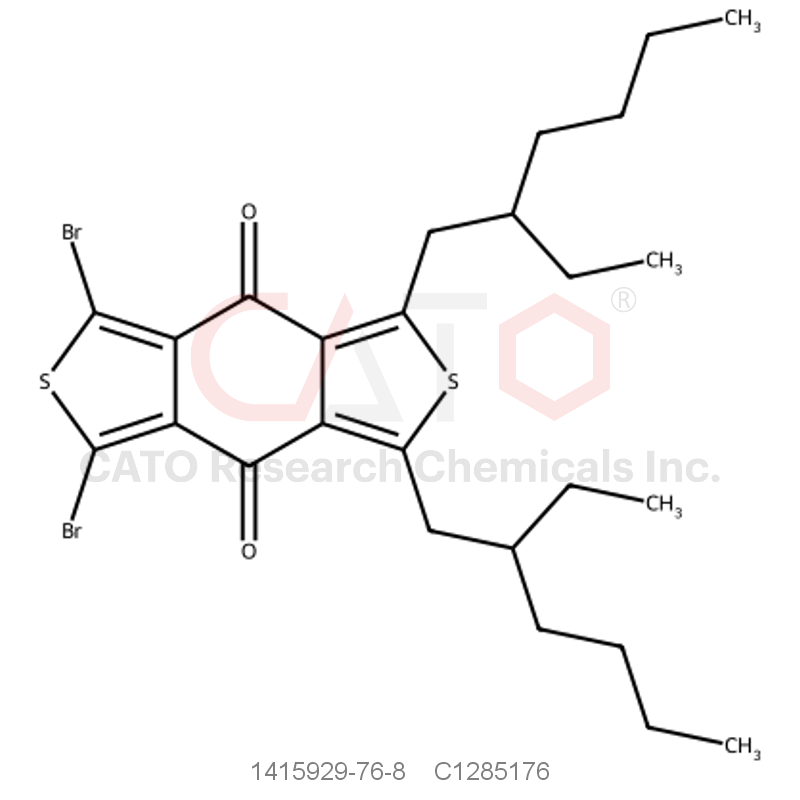 CAS No.:1415929-76-8,1,3-Dibromo-5,7-bis(2-ethylhexyl)-4H,8H-benzo[1,2-c:4,5-c']dithiophene-4,8-dione